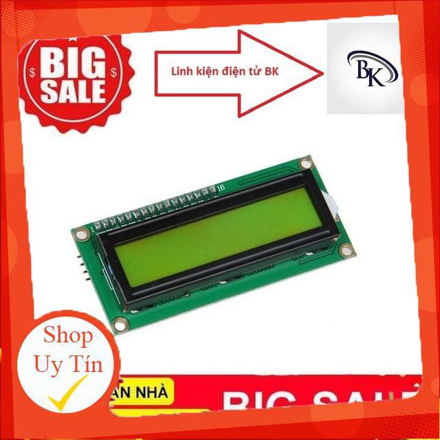 Màn Hình LCD1602 3.3-5V-linhkiendientubk