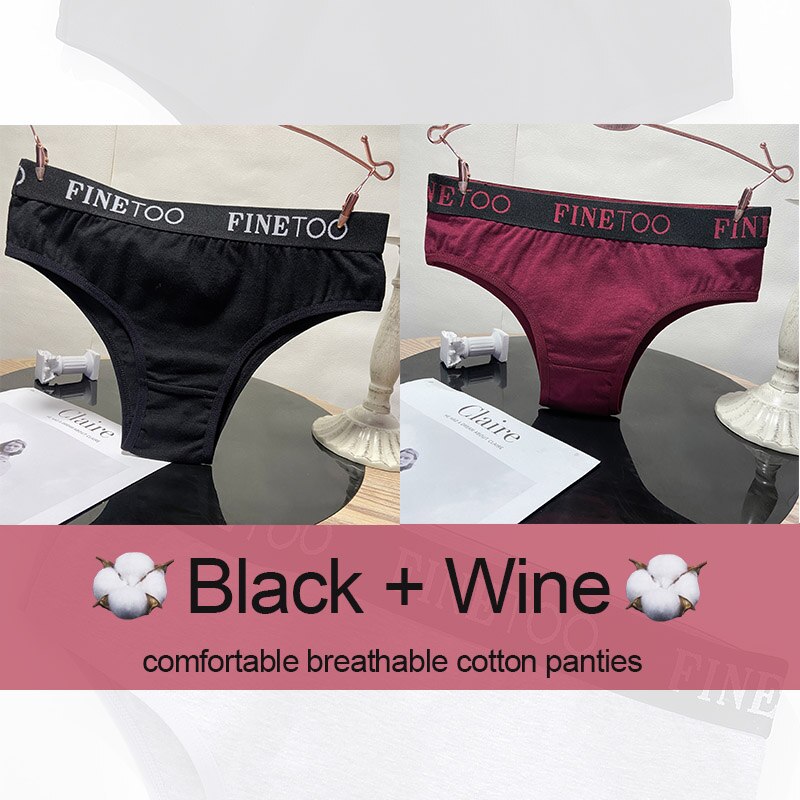 2 Quần lót TAKETALK cotton gợi cảm thời trang dành cho nữ cỡ M-XXL