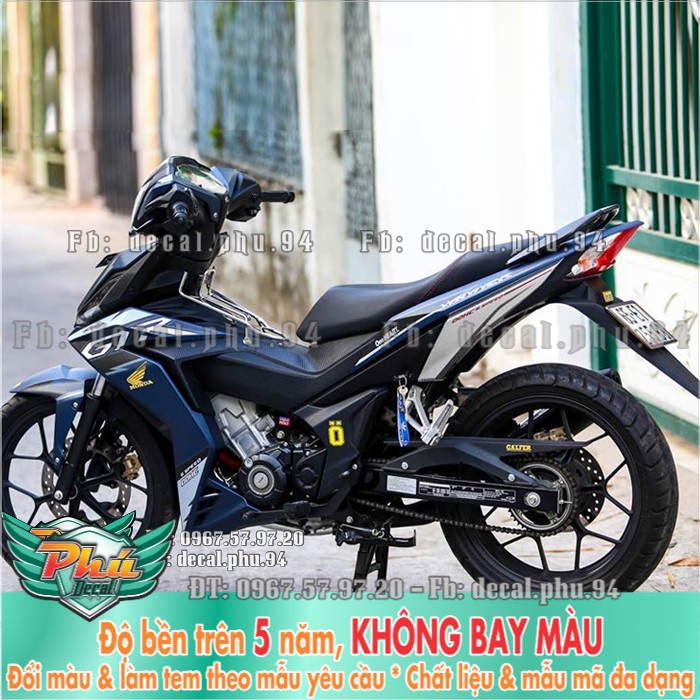 Tem rời Winner GTR xanh đậm (P) -1