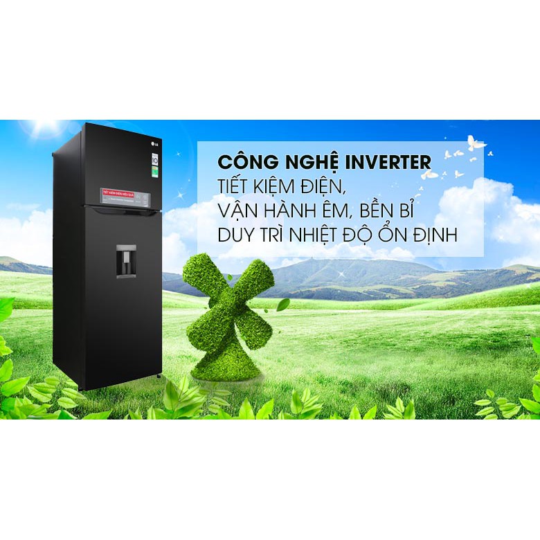 tủ lạnh LG Inverter 315 lít D315BL.