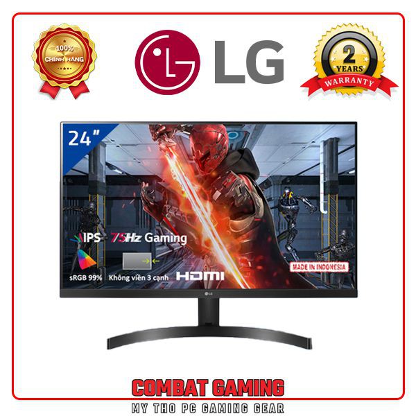 Màn Hình LG 24MK600 FHD IPS 75HZ (3 cạnh không viền)