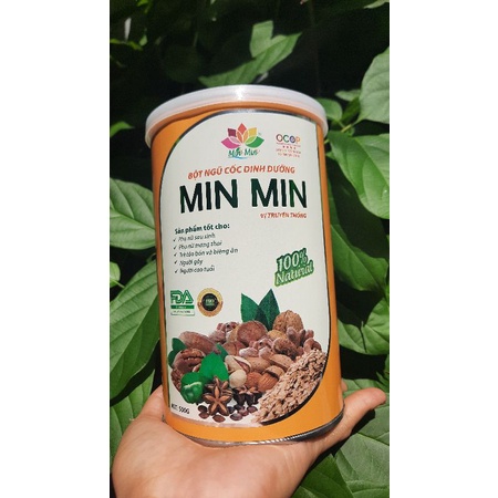 BỘT NGŨ CỐC DINH DƯỠNG MIN MIN hộp 500g(mua để nhận quà)