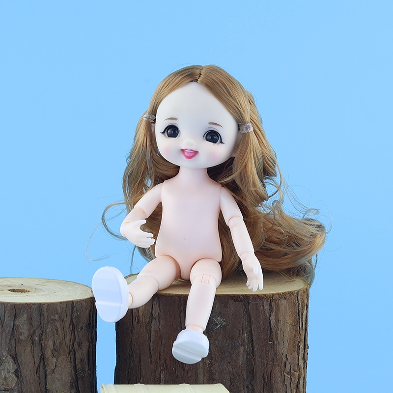 Mô hình búp bê Barbie BJD Doll 1/12 13 khớp thiết kế xinh xắn