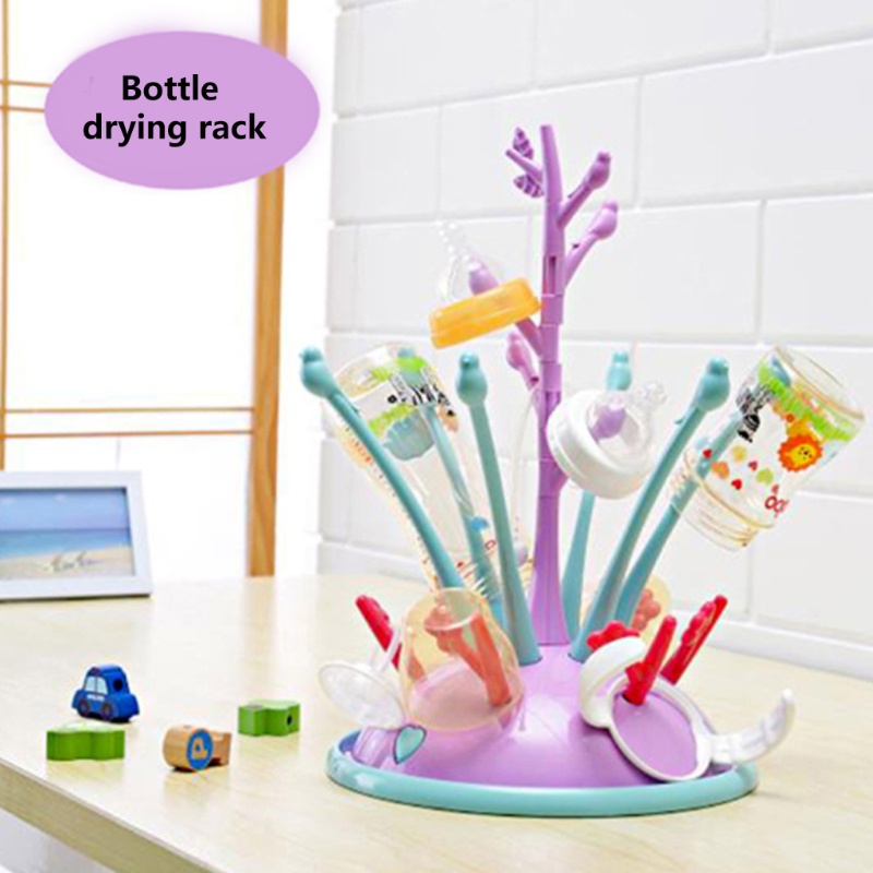 Giá Đỡ Phơi Khô Bình Sữa Em Bé Tiện Dụng Mang Theo Du Lịch