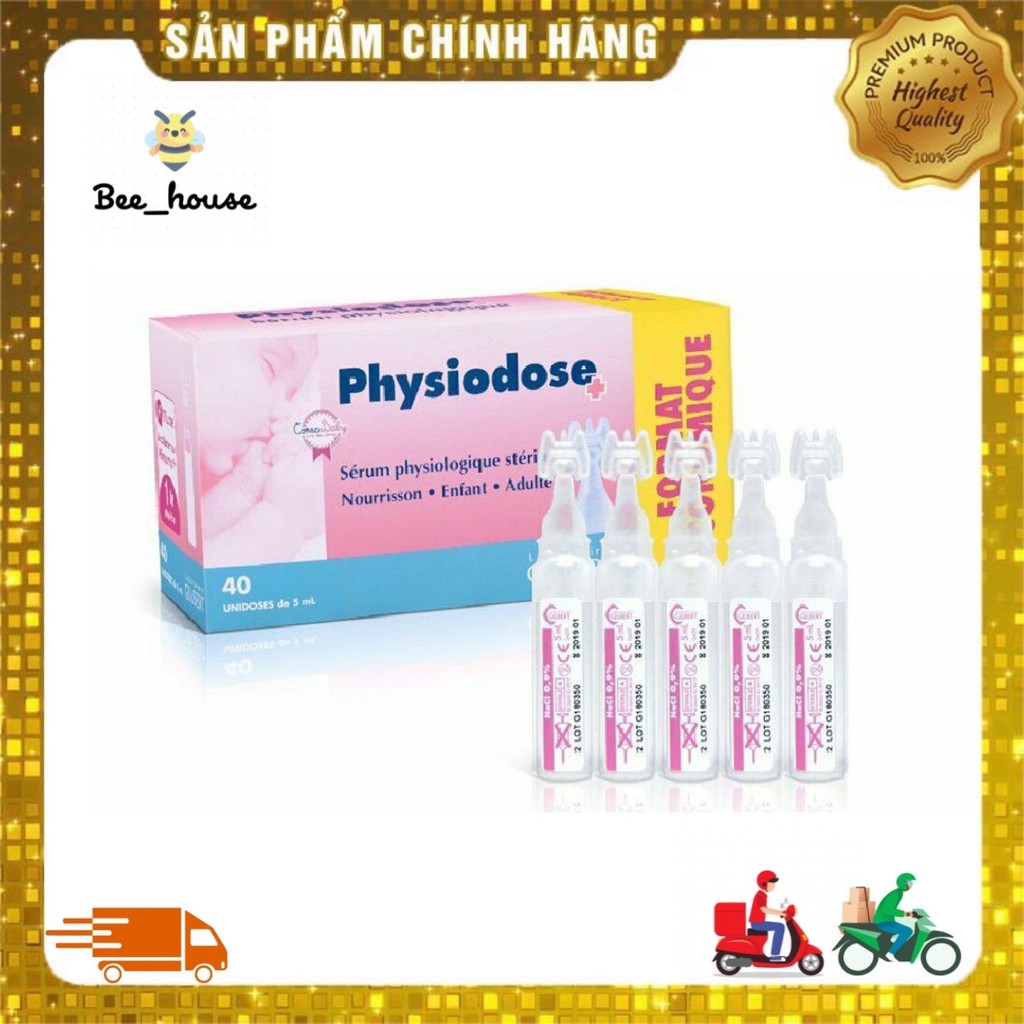 Nước muối sinh lý Physiodose Pháp - 𝐁𝐞𝐞 𝐡𝐨𝐮𝐬𝐞