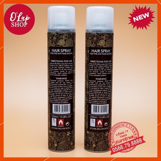 [ Hàng chính hãng ] Gôm xịt tóc maccadamia 320ml