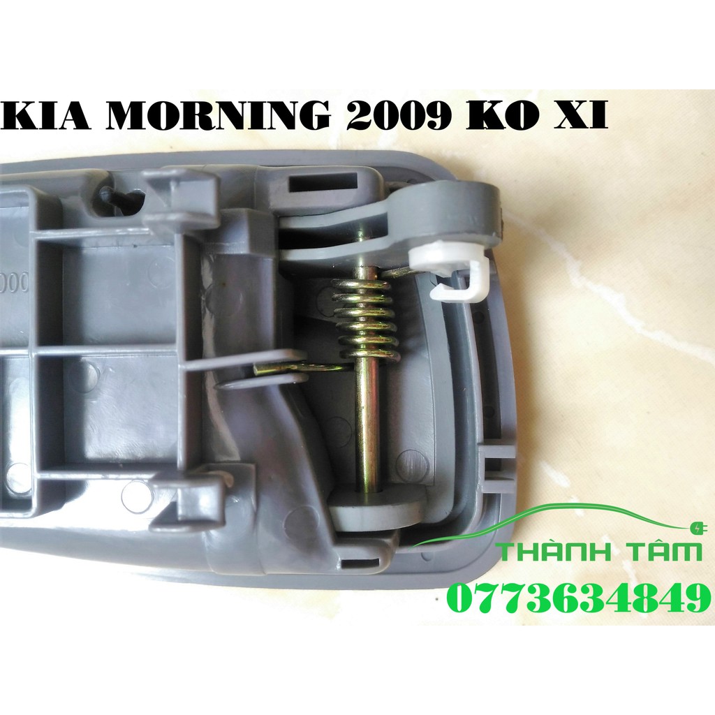 TAY MỞ CỬA TRONG KIA MORNING 2009 KHÔNG XI/ TAY NẮM CỬA TRONG KIA MORNING 2009 KHÔNG XI
