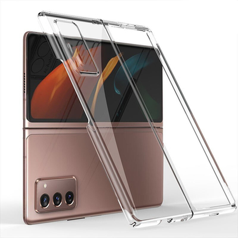 Ốp Lưng Nhựa Cứng Trong Suốt Bảo Vệ Toàn Diện Cho Samsung Galaxy Z 2 5g