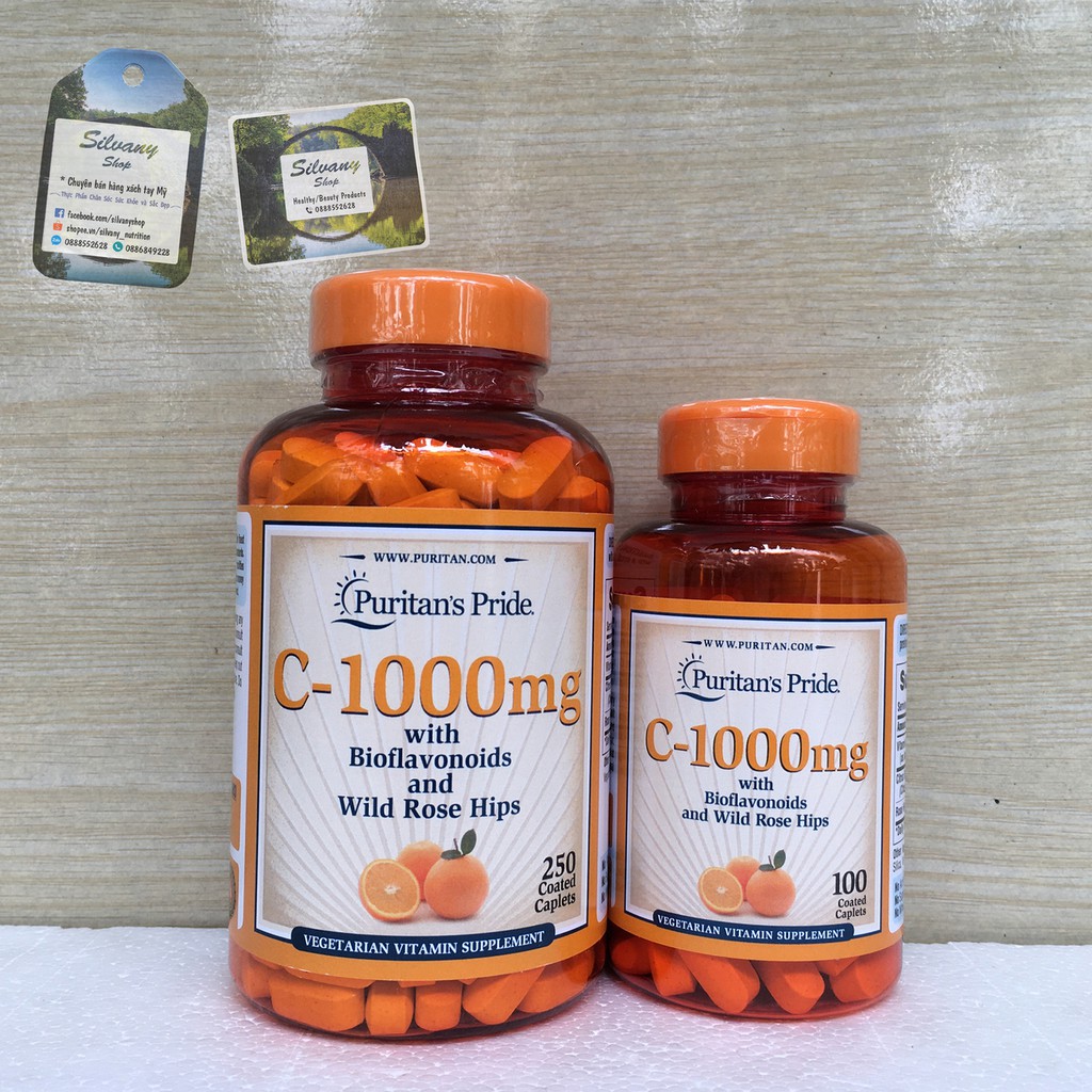 Viên uống Bổ Sung Vitamin C Puritan's Pride - Nhanh Liền Sẹo, Mờ Vết Thâm | BigBuy360 - bigbuy360.vn