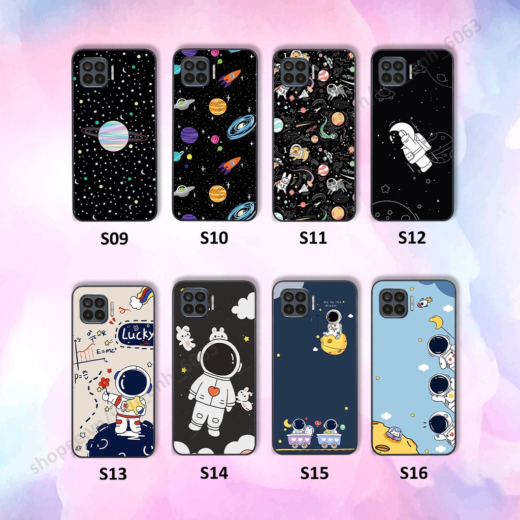 Ốp Oppo A73 / A93 hình bầu trời, phi hành gia đẹp, ốp lưng điện thoại oppo viền dẻo cao cấp