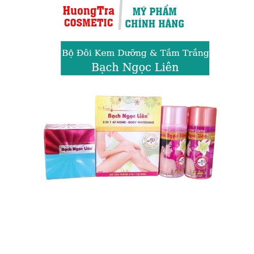 Bạch Ngọc Liên Dưỡng Trắng Và Tắm Trắng 2In1 Tại Nhà