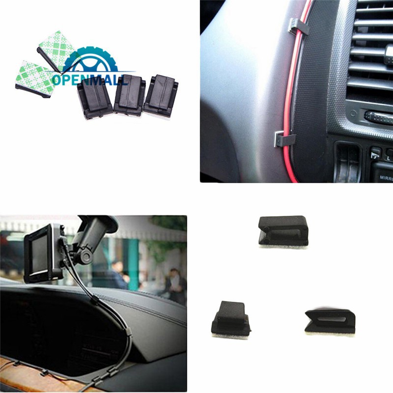 Phụ kiện kẹp cố định dây cáp gọn gàng cho xe hơi
