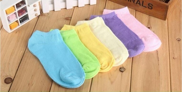 COMBO 5 Đôi  Vớ Tất Trơn Cổ Ngắn [ HÀNG THANH LÝ ] vải cotton kháng khuẩn, hàng loại 1 bao đổi trả dành cho cả nam và nữ