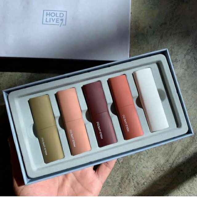 Set 5 son sáp lì HoldLive Mousse Velvet Lipstick | BigBuy360 - bigbuy360.vn