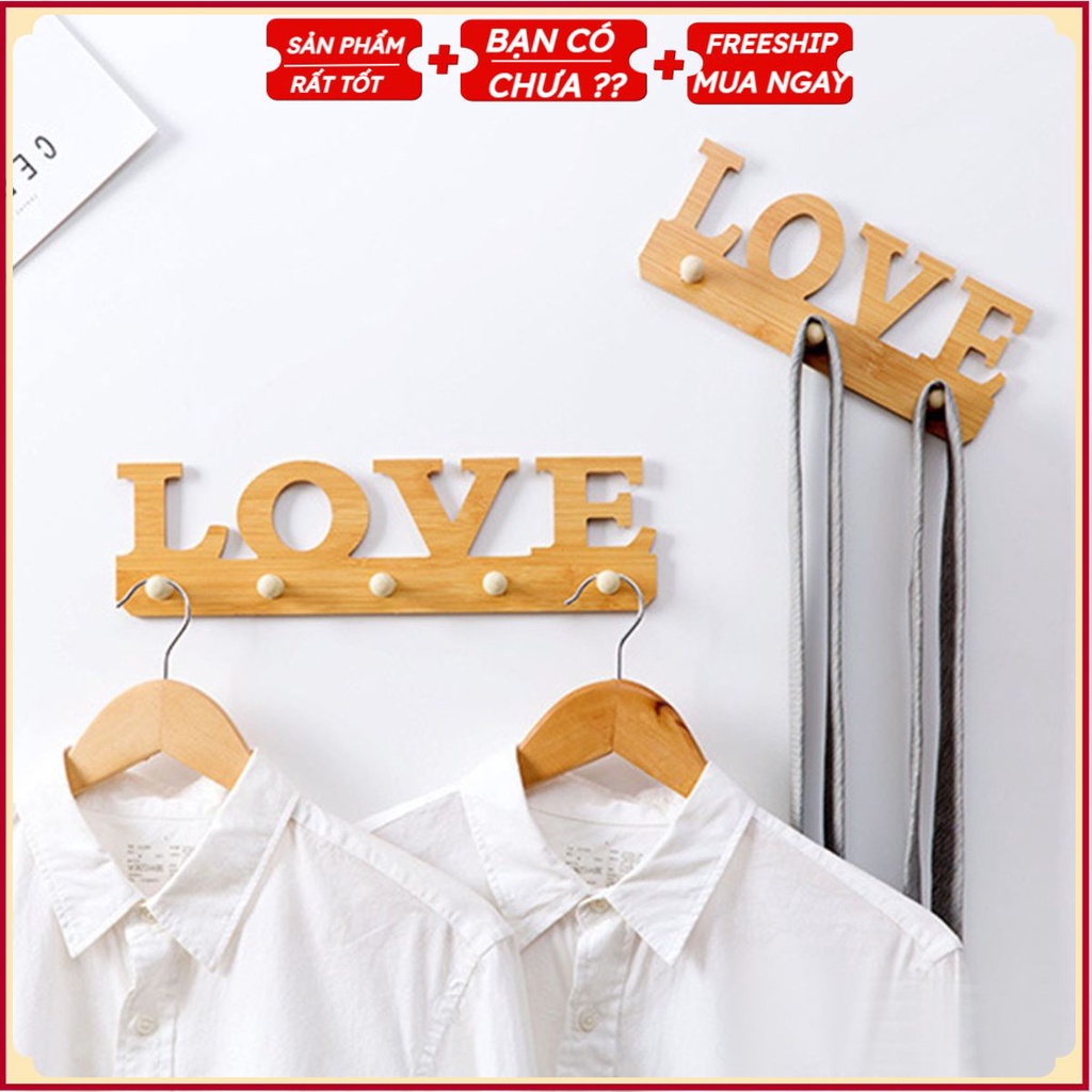 Móc Treo Đồ Decor Gỗ 3 Móc CDS1559