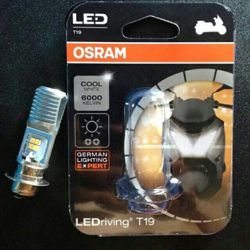 Osram Đèn Pha LED H4 H19 Chuyên Dụng Cho Xe Mô Tô đèn xe máy trắng