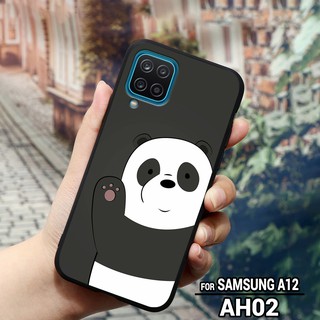 [HÀNG MỚI] Ốp lưng Samsung Galaxy A12 in hình Gấu We Bare Bears