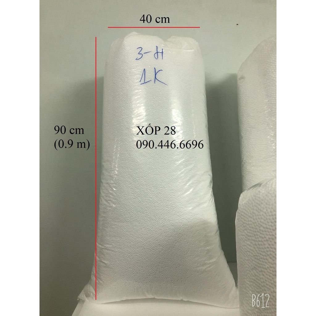 1 kg hạt xốp eps cỡ hạt 3-4 ly hạt xốp nhồi vỏ gối lười ghế lười bỏ hộp quà trang trí sự kiện chèn hàng