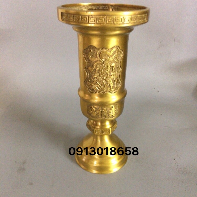 Ống cắm hương. ống cắm nhang bằng đồng màu vàng Ống đựng hương nhang.