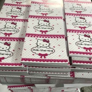 Phiếu ship hàng hellokitty dành cho shop bán olnine ( gồm 100 trang) A6