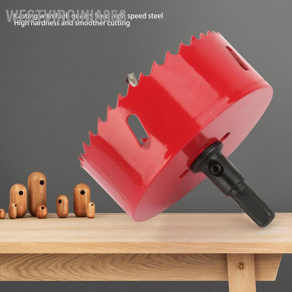 Hàng Hot Máy cắt kim loại lỗ 90mm Máy khoan cắt răng cưa cho tấm thạch cao bằng gỗ nhôm Hàng giao ngayWestvirginia058