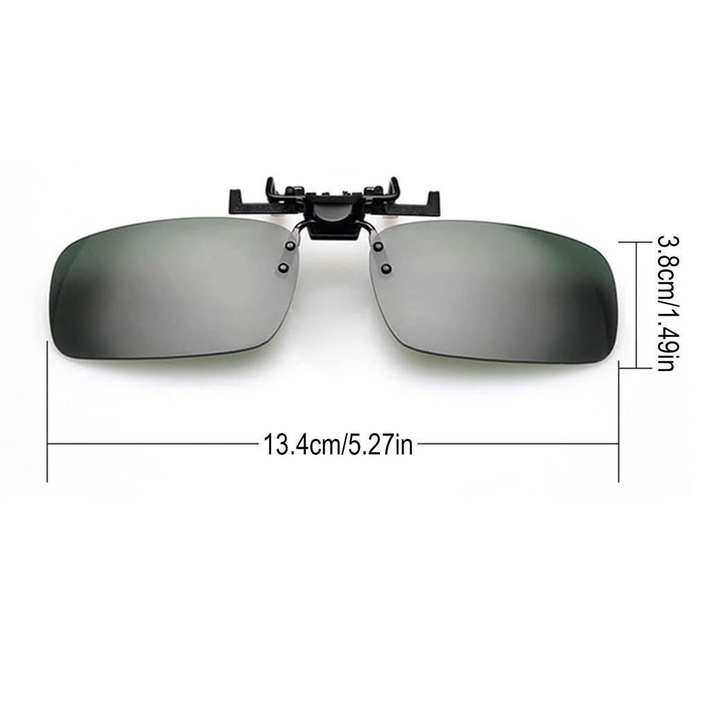 Kẹp Kính Mát Lật Gấp Được Dùng Khi Lái Xe Ban Đêm Cho Nam Và Nữ E1N0