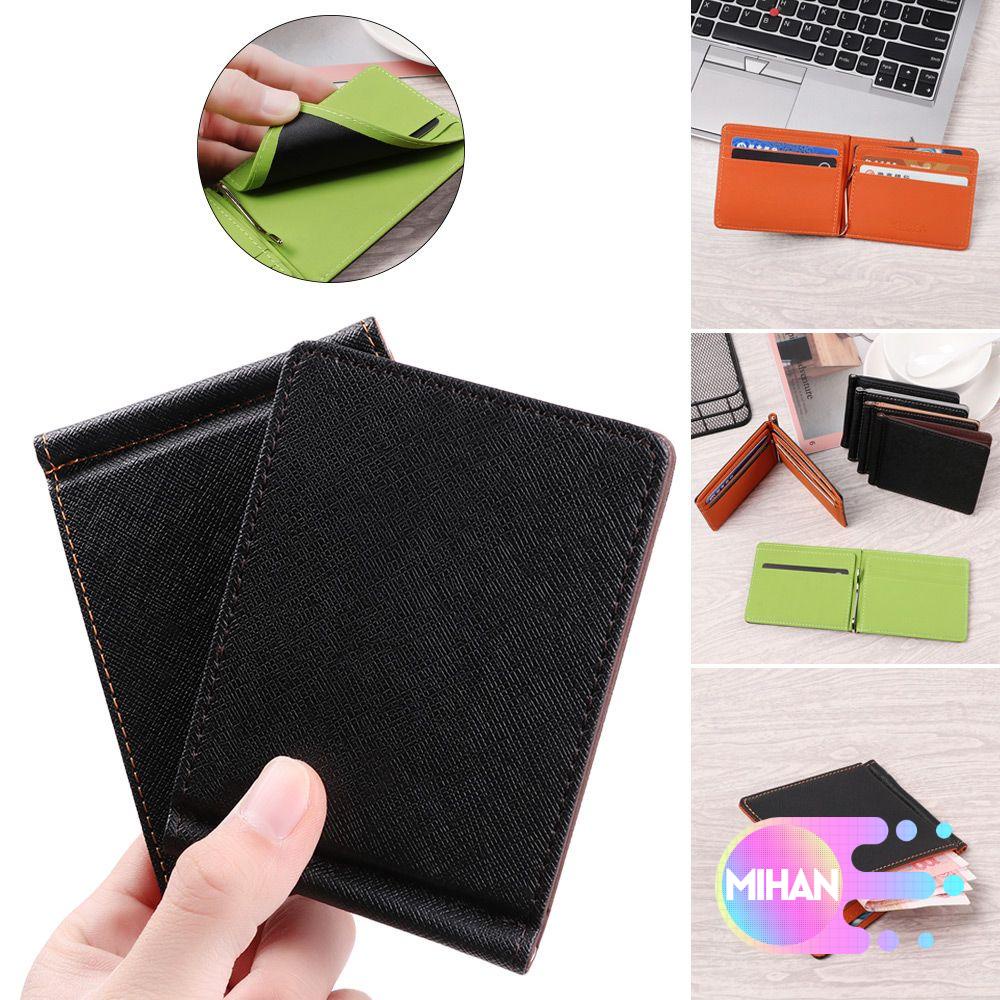 Ví da PU mỏng thời trang trẻ trung đơn giản dành cho nam