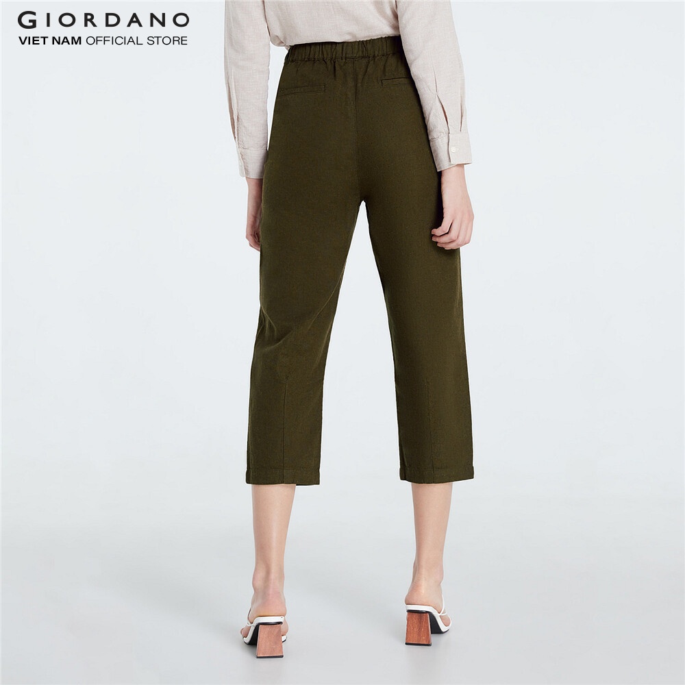 Quần Lửng Ống Rộng Nữ Giordano 05421298