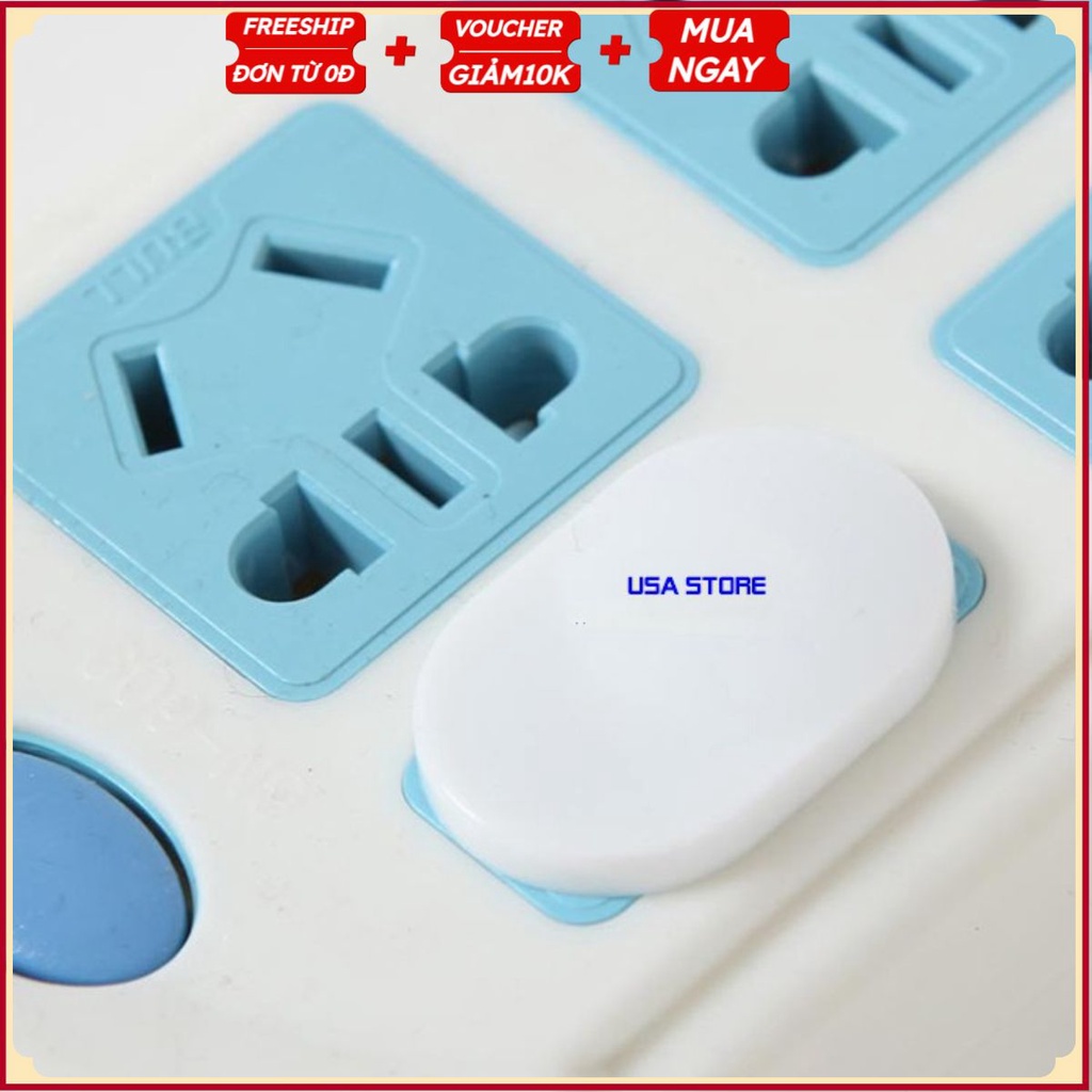 #01 Cái Nút Bịt Ổ Điện Chống Giật Loại 2/3 Chân Nhựa ABS Siêu Bền, Chống Nhiệt Cao Cấp, An Toàn Cho Bé