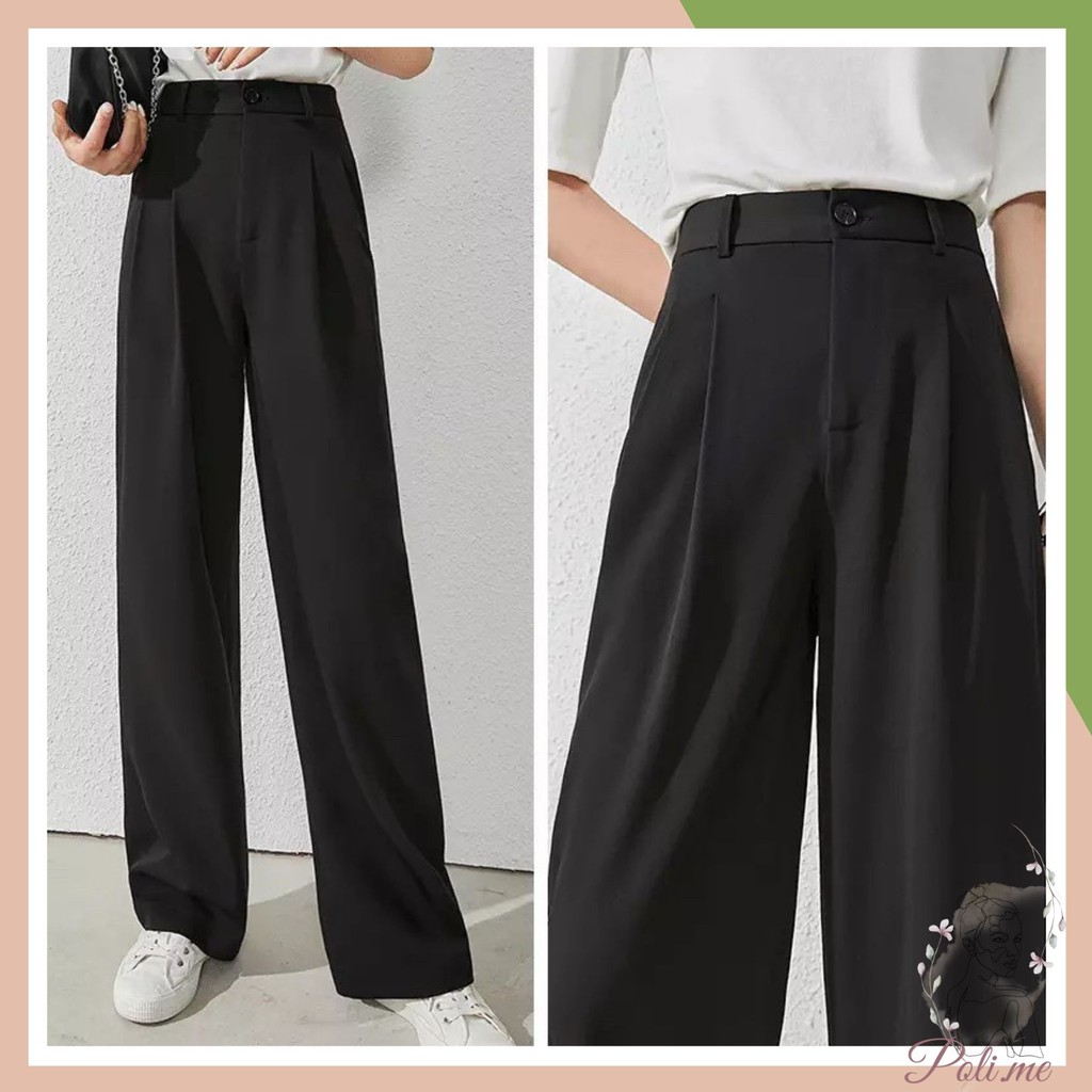 Quần CULLOTTES Ống Suông Quảng Châu Thiết Kế POLILAP nặng 350gram dài 100cm
