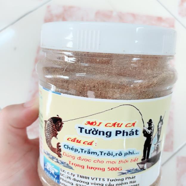 mồi câu tổng hợp bắt trắm + chép + chôi + rô phi 500g đa công dụng mồi siêu nhậy y hình giá rẻ