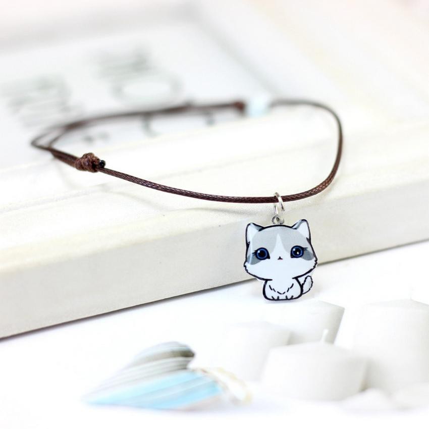 (9 mẫu) Vòng gốm dễ thương vô diện totoro chii thỏ gấu brown phụ kiện thời trang