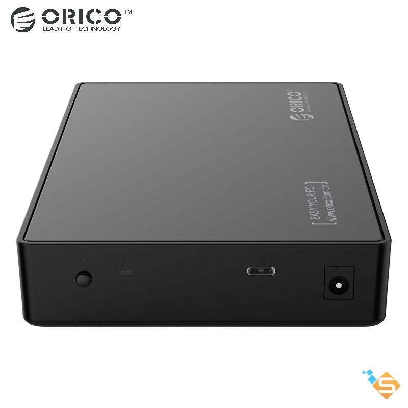 Hộp Đựng Ổ Cứng 3.5&quot; 2.5&quot; ORICO 3588US3 3588C3 USB 3.0 Type C và Type A Tốc Độ 5Gbps- Bảo Hành Chính Hãng 1 Năm