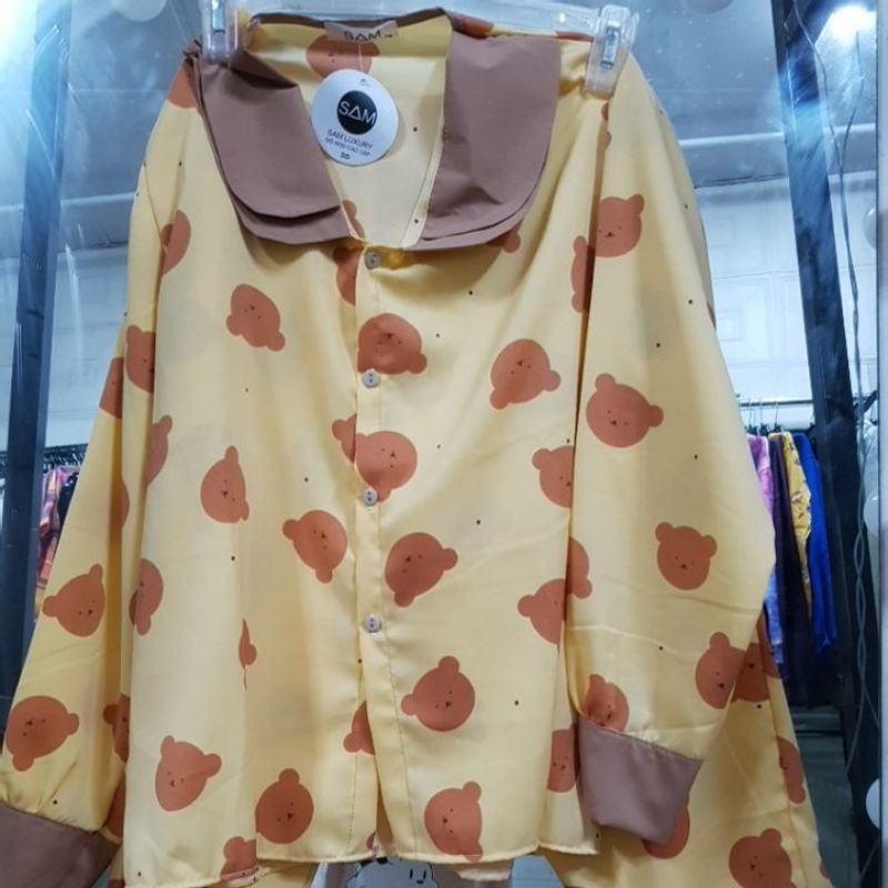 Set đồ bộ hình con gấu cute