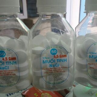 Muối tinh NaCl Lọ/50 viên