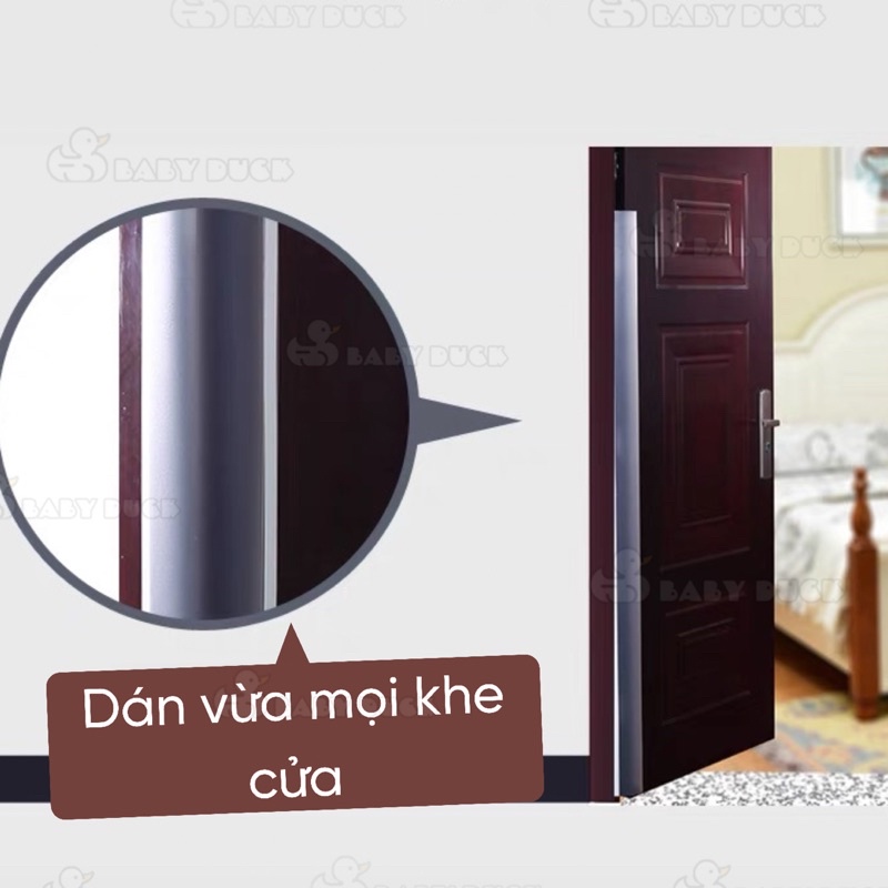 Miếng dán khe cửa chống kẹp tay an toàn cho bé