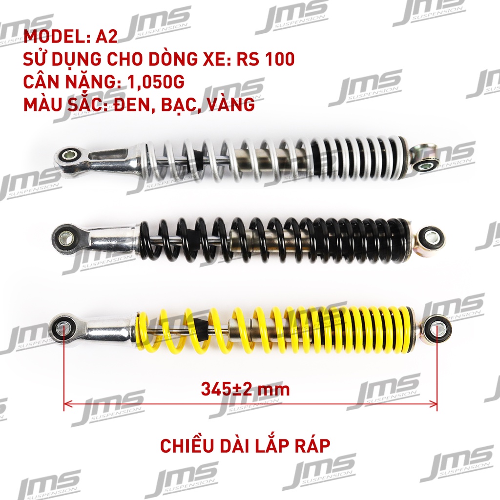 BỘ PHUỘC NHÚN GIẢM XÓC XE MÁY WAVE RS100 JMS