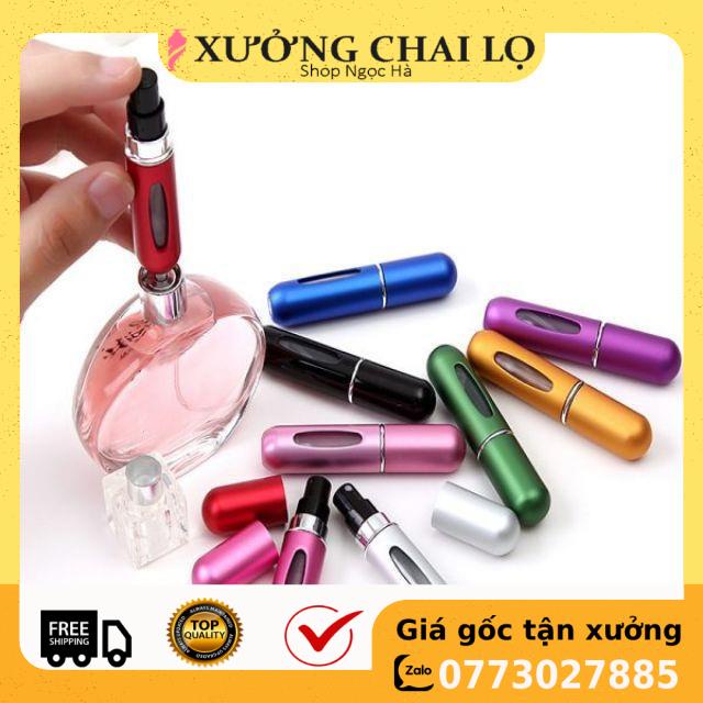 Lọ Chiết Nước Hoa ❤ GIÁ RẺ NHẤT ❤ Chai chiết nước hoa tự động 5ml, 8ml đựng dầu thơm, phụ kiện du lịch