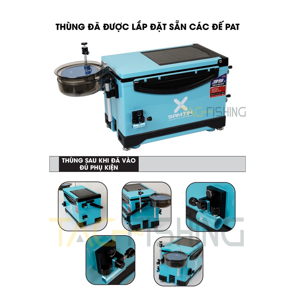 Thùng câu Xsamtin 3500 35L PRO MAX