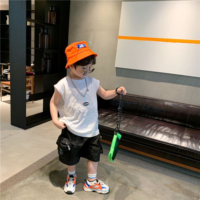 Áo thun sát nách bé trai, áo phông Hàn Quốc