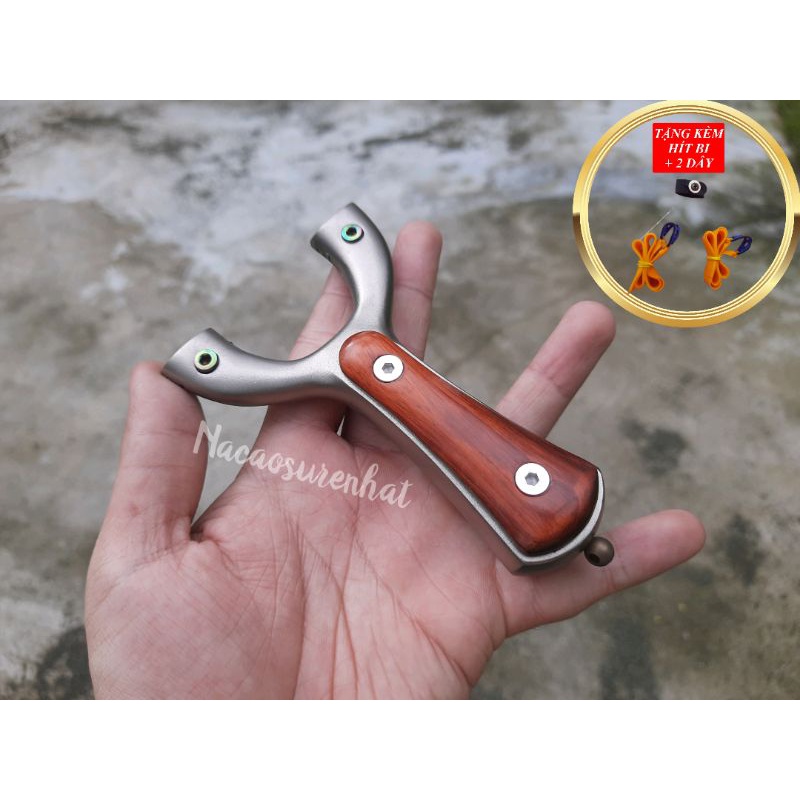 Ná Thun Cao Su Dây Dẹp Ốp Gổ | Slingshot