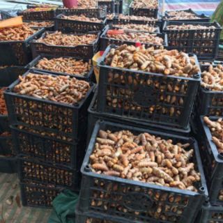 tinh bột nghệ Bảo An 1kg (1kg đc 2 hộp như hình)