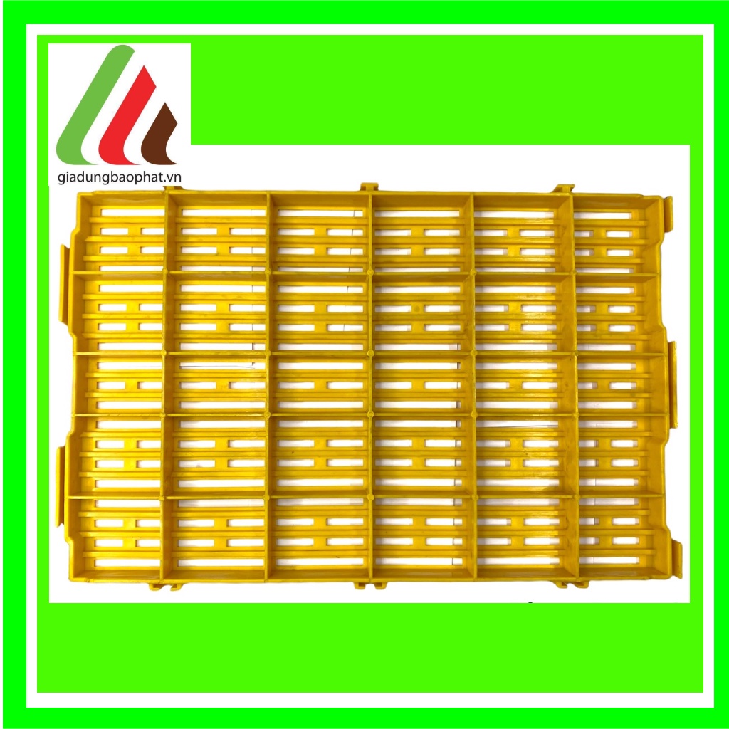Tấm/ vỉ lót sàn nhựa chuồng trại cho vật nuôi thú cưng 60cm*40cm dày dặn bền chắc - sàn nhựa chuồng chó