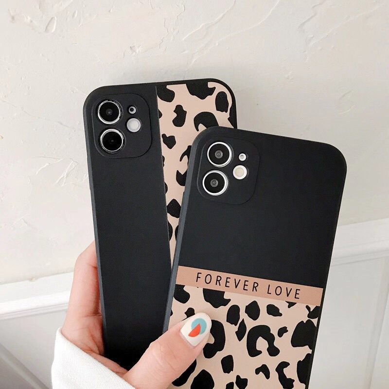 Ốp điện thoại TPU họa tiết da báo bảo vệ toàn diện cho IPhone 12pro max 12mini 11Pro Max XS Max XR SE 2020 7 8 Plus | BigBuy360 - bigbuy360.vn