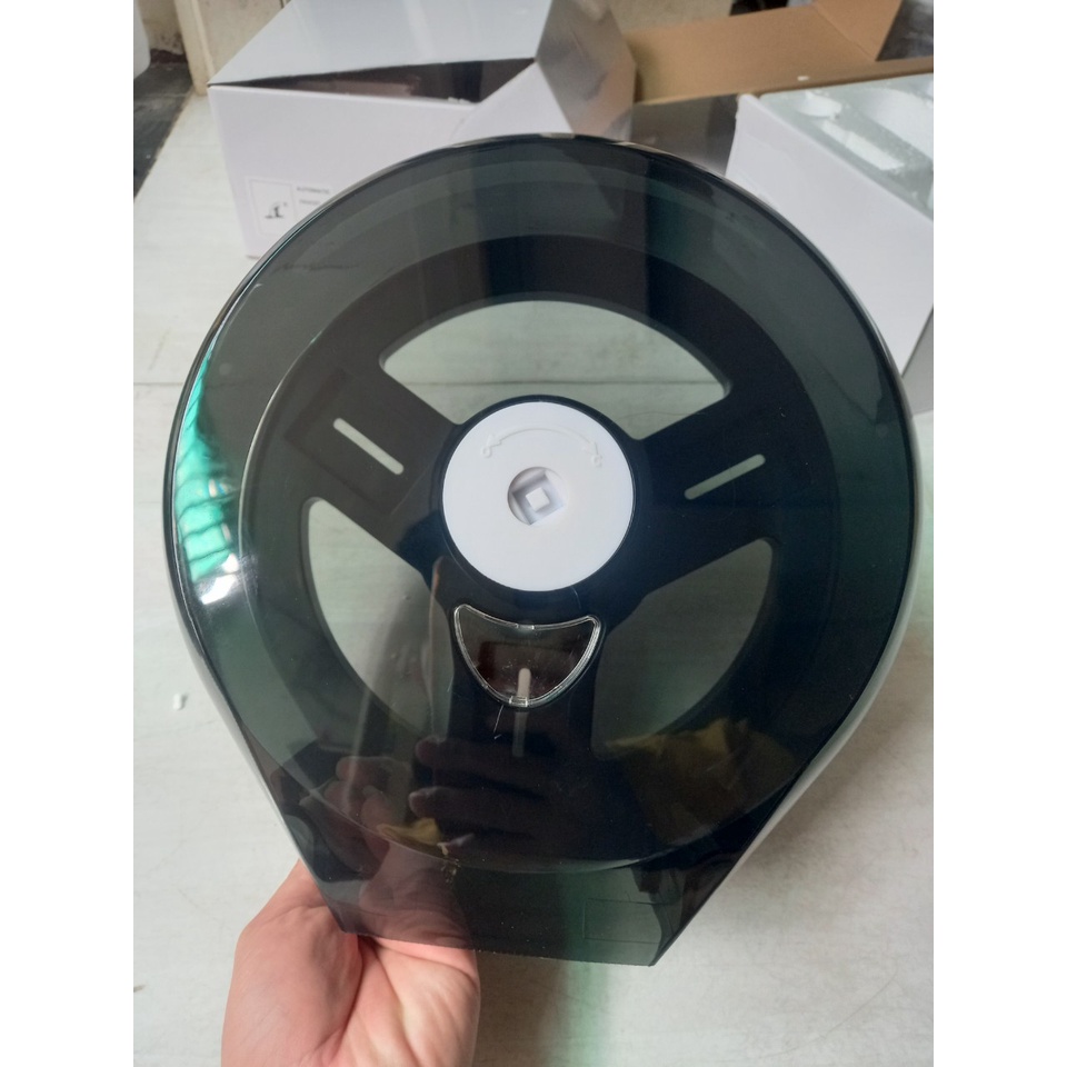 Hộp đựng giấy vệ sinh cuộn lớn cao cấp- đen - BH24 tháng
