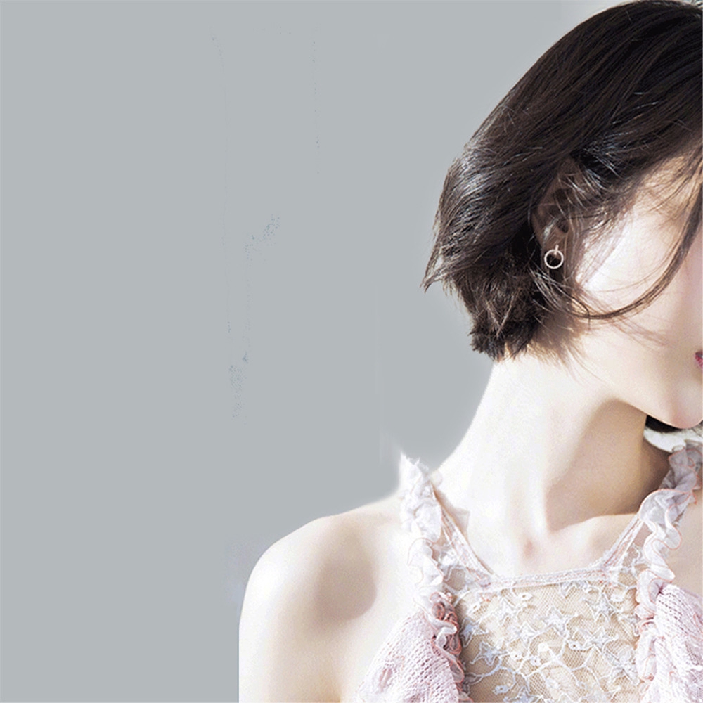 Hoa tai dáng tròn phong cách Hàn Quốc thời trang cho nữ | BigBuy360 - bigbuy360.vn