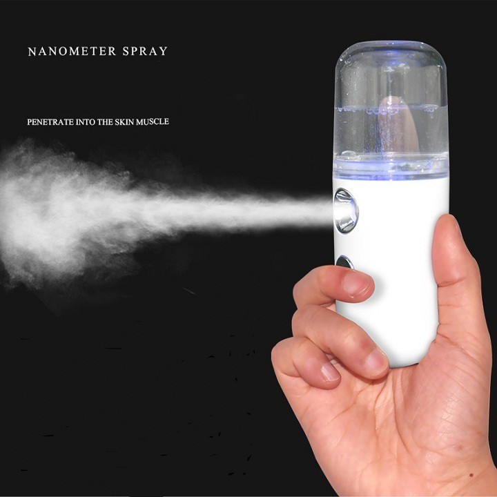 Máy phun sương tạo ẩm - dưỡng da mặt - nano mini cầm tay