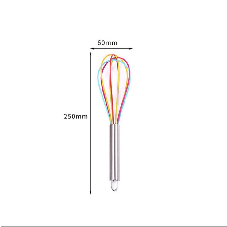 Dụng cụ làm bánh phới lồng đánh trứng/bột silicon cao cấp