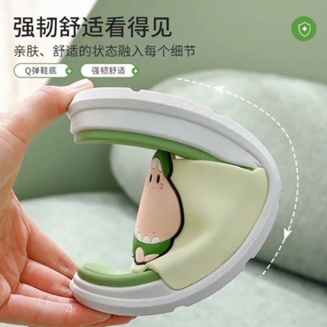 Dép Quai Ngang UNISEX Crocodile Chất Liệu Cao Su Siêu Êm