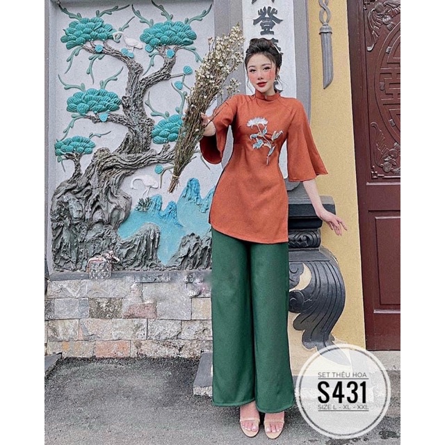 Bigsize đồ lam đi chùa bigsize 55kg-90kg😘😘